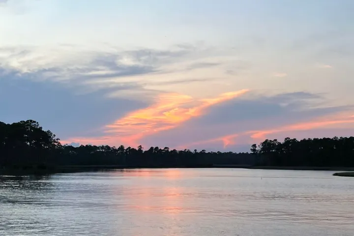 a bridge over a body of water