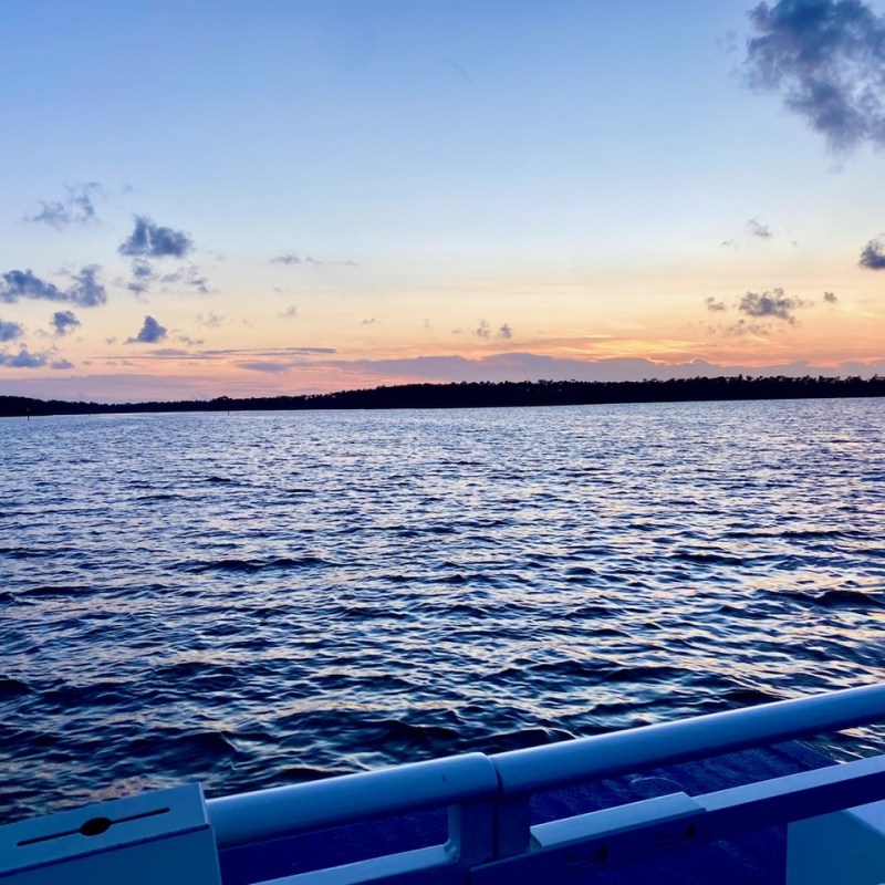a boat on a body of water