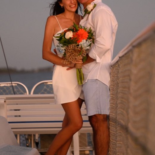 a person standing in a room